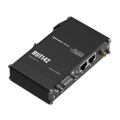 Teltonika RUT142 RS232 Industrieller RS232-Router, WiFi 4, WAN, LAN, RMS