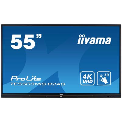 iiyama ProLite TE5503MIS-B2AG, 139cm (55''), Infrarot, Multi Touch, 4K Ultra HD, Antiglare, schwarz