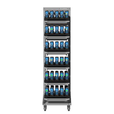 Zebra Double Sided Rack with Power Protection Unit