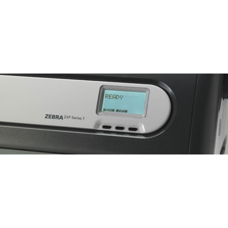 Zebra ZXP Series 7,beidseitig,12 Punkte/mm (300dpi), USB,LAN,MSR,Contact/Contactless,Lamin.beidseiti