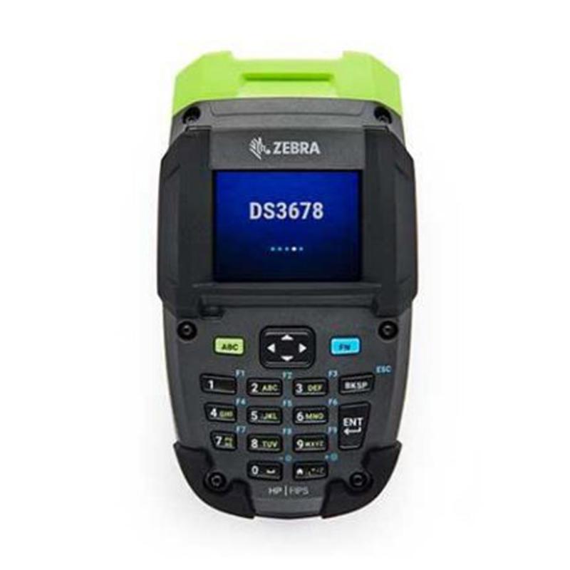 Zebra DS3678-KD, BT, 2D, HP, Disp., FIPS, Kit (USB), schwarz, grün