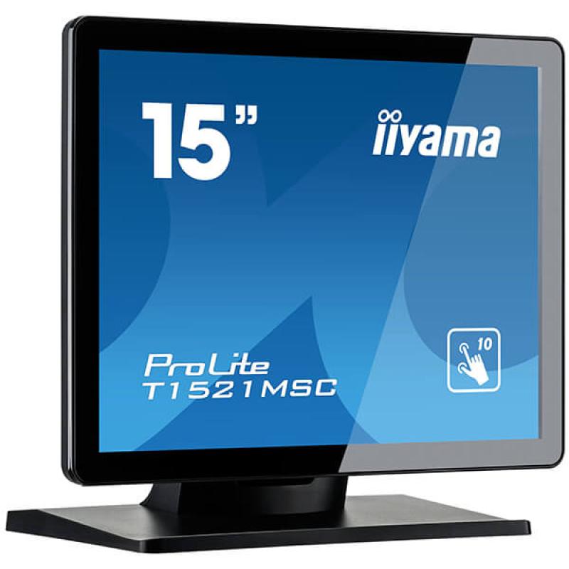 iiyama ProLite T1521MSC, 38,1cm (15''), Projected Capacitive, 10 TP, schwarz