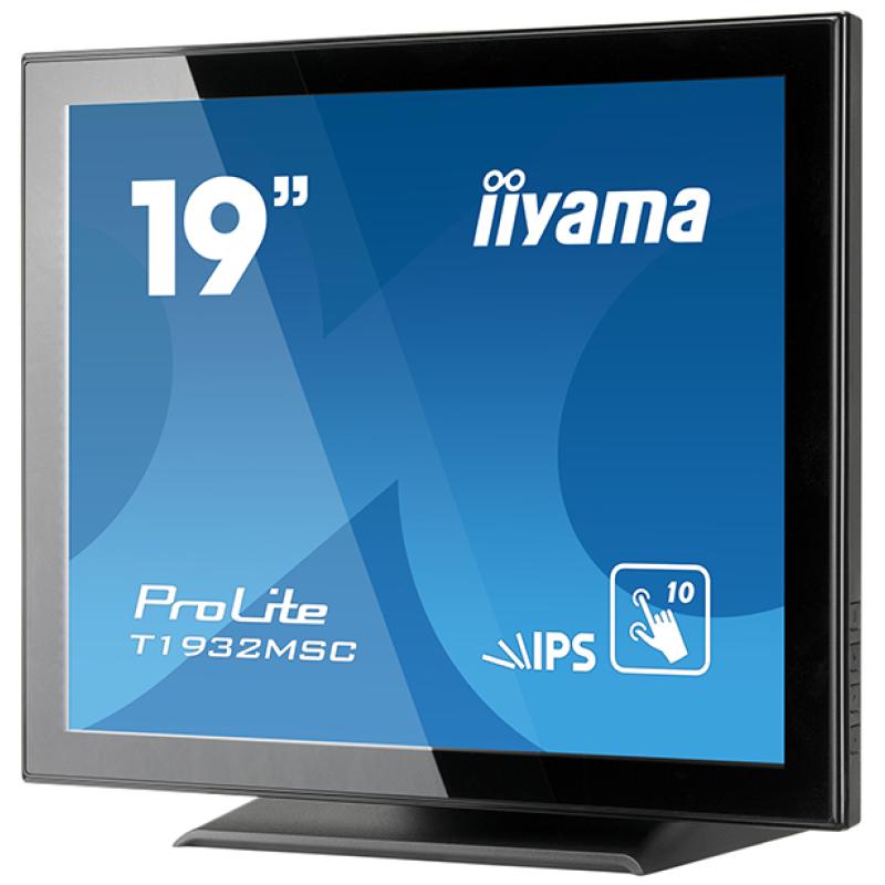 iiyama ProLite T1932MSC-B5AG, 48,3cm (19''), Projected Capacitive, Multi Touch, Antiglare, schwarz