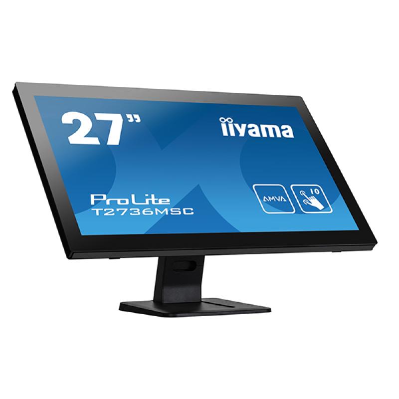 iiyama ProLite T2736MSC-B1, 68,6cm (27''), Projected Capacitive, Multi Touch(10 TP), Full HD,schwarz