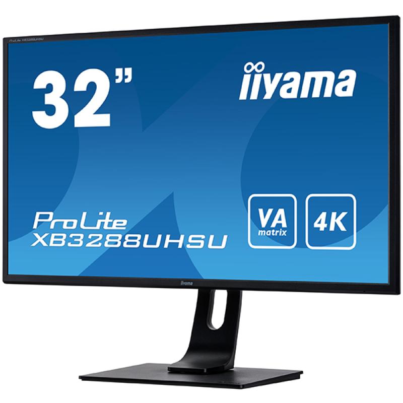 iiyama ProLite XB3288UHSU-B1, 80cm (31,5''), 4K Ultra HD, schwarz