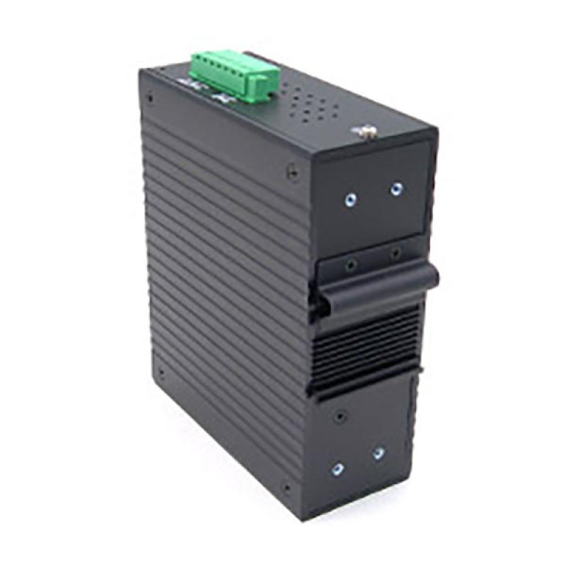 Rugged High Speed 4-port RS232/422/485 to 2-port 10/100TX Gateway (-40°C ~ 80°C)