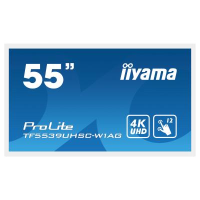 iiyama ProLite TF5539UHSC-W1AG, 139cm (55''), Projected Capacitive, 4K, weiß ,openframe