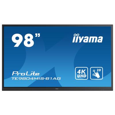 iiyama ProLite TE9804MIS-B1AG, 98'', Puretouch IR, 24/7, AntiGlare, 4K