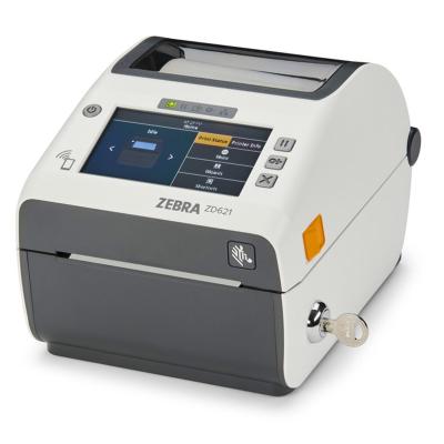 Zebra ZD621d, HC, 8 Punkte/mm (203dpi), Disp., RTC, USB, USB-Host, RS232, BT (BLE), Ethernet, weiß