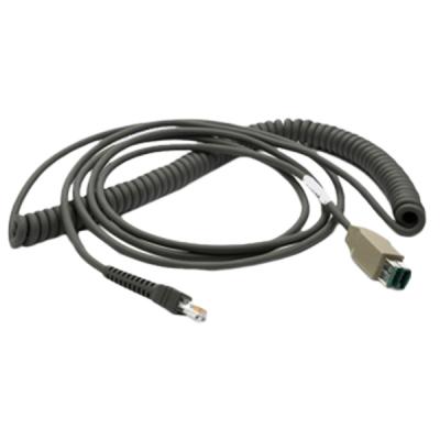 Zebra USB-Spiralkabel für MT2000-Serie, 4,6 m, gepowert