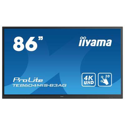 iiyama ProLite TE8604MIS-B3AG, 85.6'' 4k, PureTouch Infrarot, 24/7