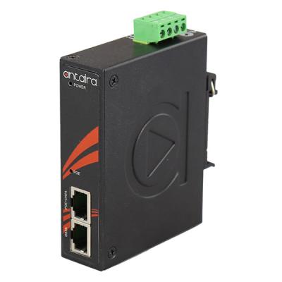 Industrial IEEE 802.3bt Gigabit Type 3 4PPoE Injector, -40C - 75C