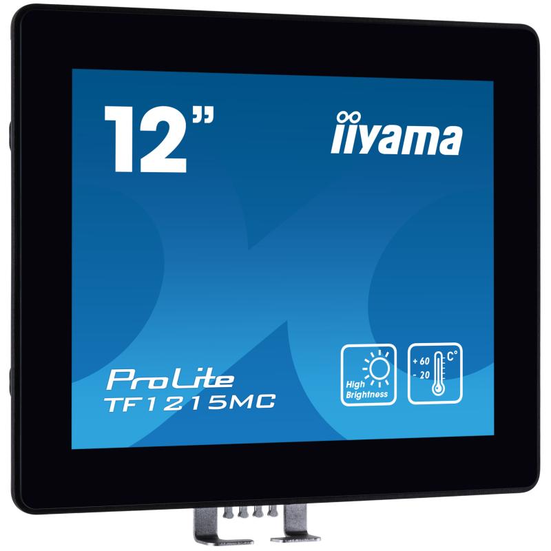 iiyama ProLite TF1215MC-B2, 30,5cm (12''), Projected Capacitive, 10 TP, schwarz, Touchmonitor