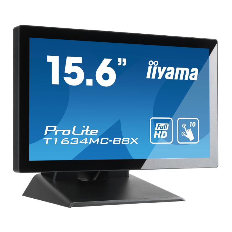 iiyama ProLite T1634MC-B8X, 39,6cm (15,6''), Projected Capacitive, 10 TP, Full HD, schwarz