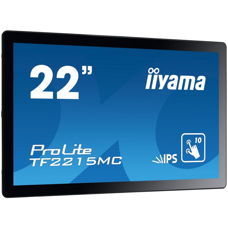 iiyama ProLite TF2215MC-B2, 54,6cm (21,5''), ProjectedCapacitive, 10TP, Full HD, schwarz, openframe