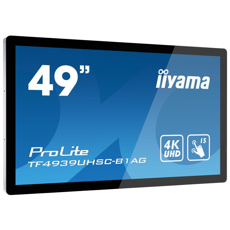 iiyama ProLite TF4939UHSC-B1AG, 123cm (48,5''), ProjectedCapacitive, 15TP, 4K, schwarz, openframe