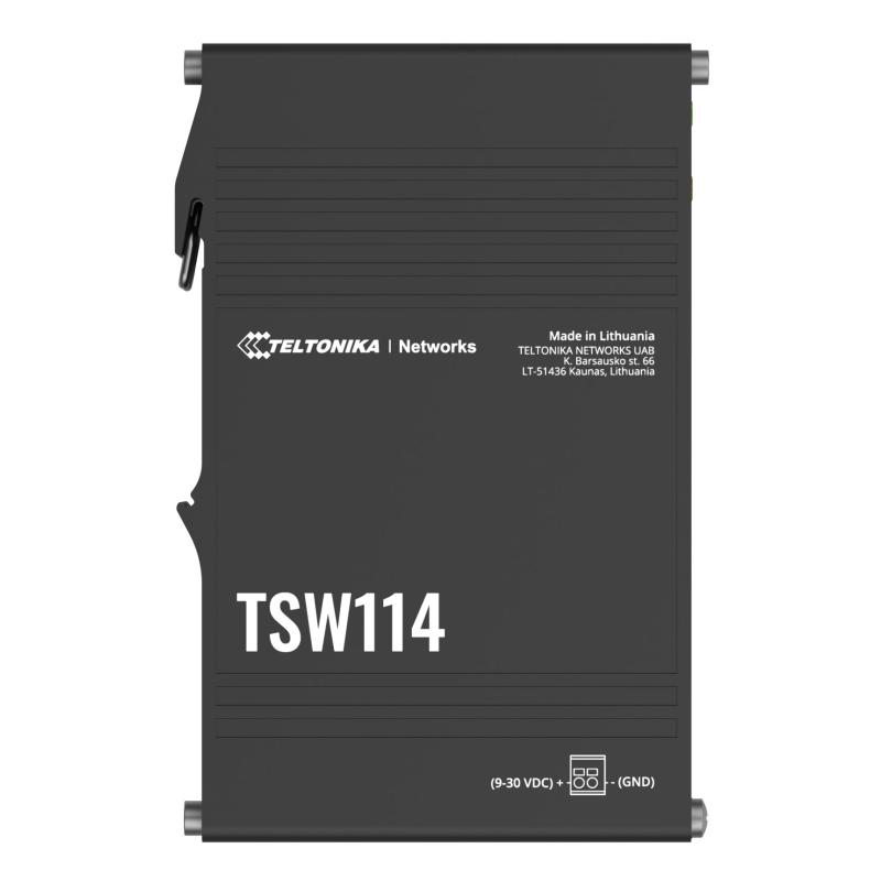 Teltonika TSW114 Gigabit DIN rail Switch