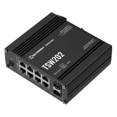 Teltonika TSW202 8 x Ethernet 2 x SFP Managed PoE+ Switch