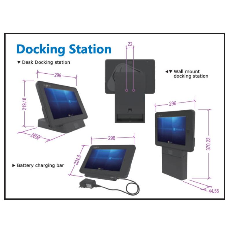 Docking Wall Mount Station tabs2/tabs21