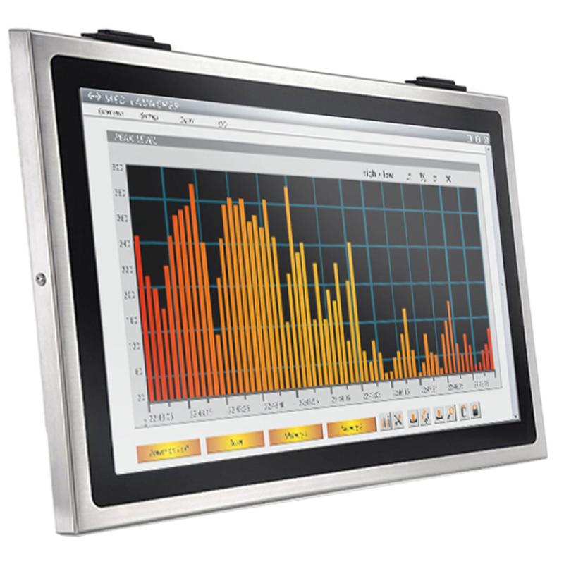 Hygrolion 244, 23,8'', Panel PC, IP66, Celeron J6412, 8GB, 128GB TLC SSD, Wifi, Edelstahl, L&uuml;fterlos