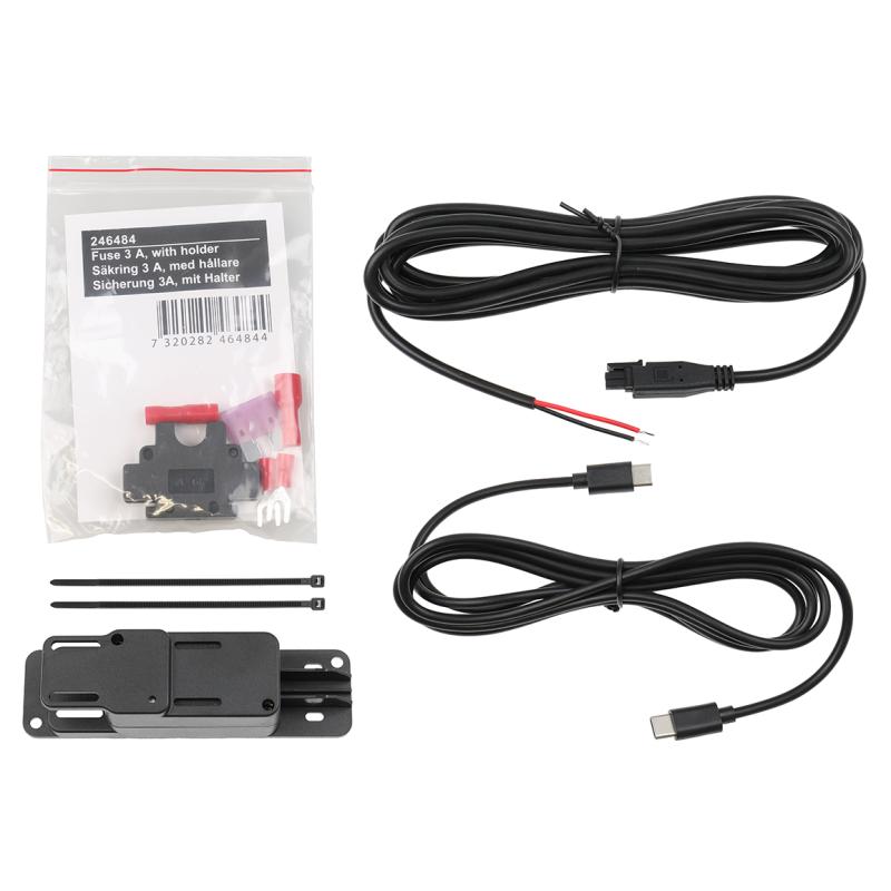 Netzteil f&uuml;r fixe Installation, dual USB Typ-A und Typ-C Buchsen, Qualcomm Quick Charge 3.0, 5V/2.4A