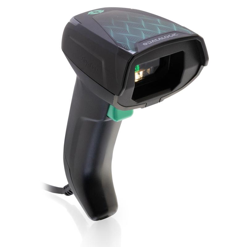 Datalogic GD4620 with Stand, 2D, HD, USB, Kit (USB), schwarz