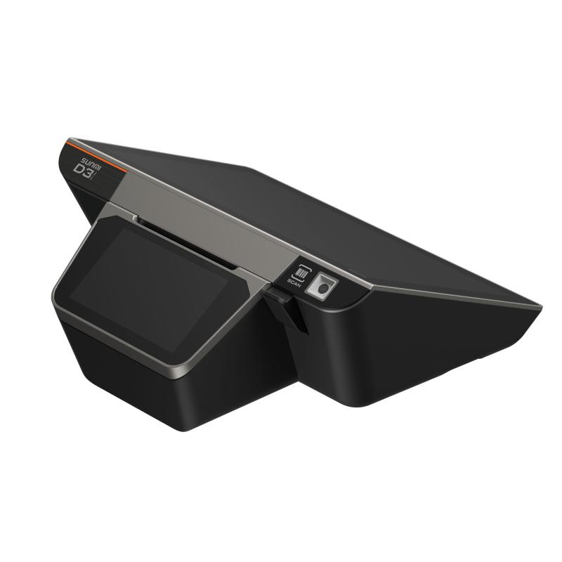 Sunmi D3 Mini, (10,1'') HD, 2D Scanner + 80mm Bondrucker, GMS EDLA (A13)