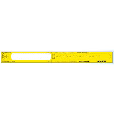 Sato Wristband, TT, Erwachsen, Schmal, Gelb