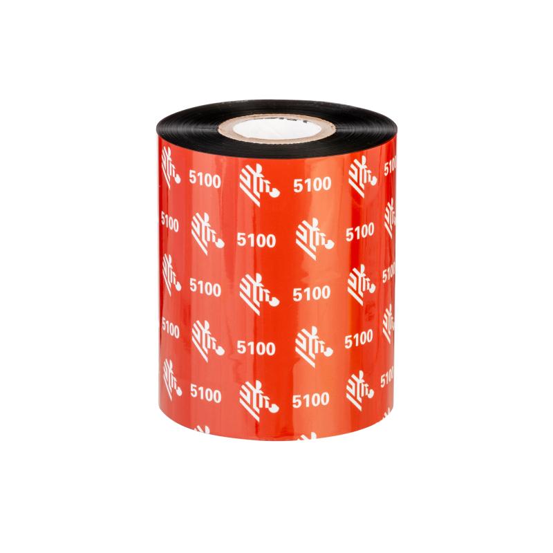 Thermotransferband, Zebra, 5100, Harz, Rollenbreite: 40mm, Kernbreite: 40mm, Kern: 25,4mm, L&auml;nge: 45