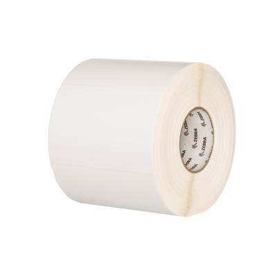 Etikettenrolle, Zebra, Kunststoff (Polyester), beschichtet, Thermotransfer, Kern: 76 mm, Durchmesser