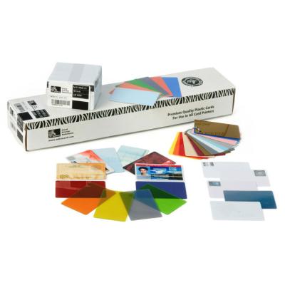 Zebra PVC-Karten, wei&szlig;, 15 mil (500 Karten)