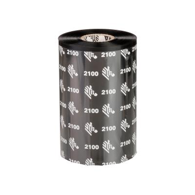 Thermotransferband, Zebra, 2100, Wachs, Rollenbreite: 80mm, Kernbreite: 80mm, Kern: 25,4mm, L&auml;nge: 4