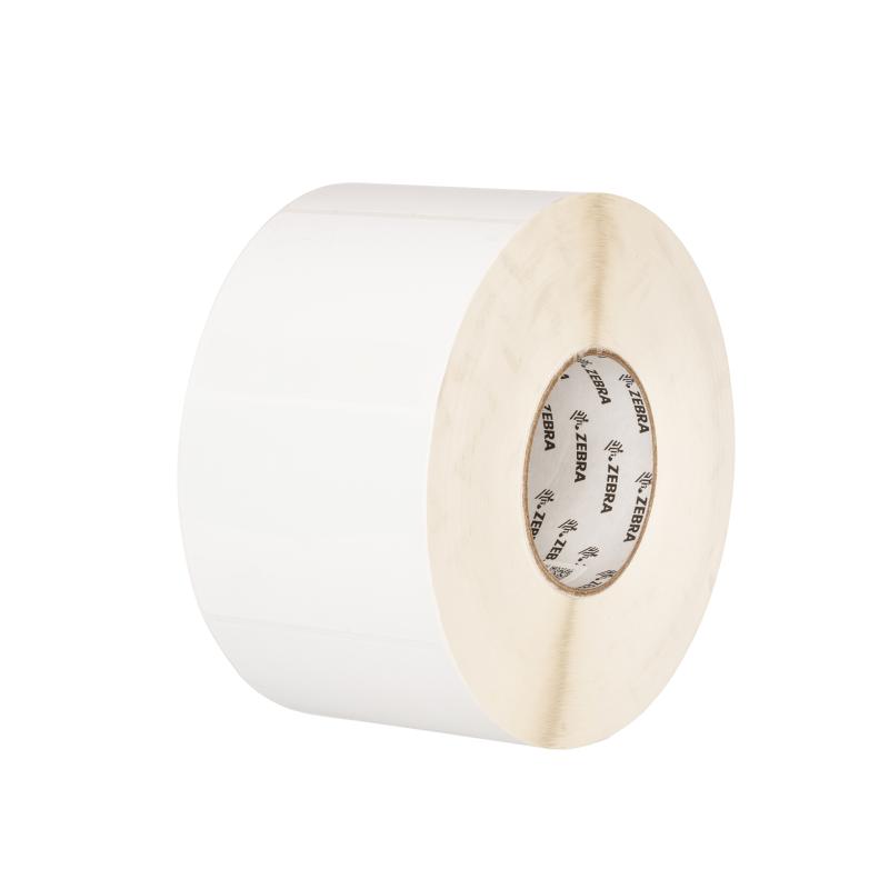 1x Zebra Z-XTREME 4000T WHITE 76x76mm AD(100) Kern(76,2) 100 Etiketten/Rolle