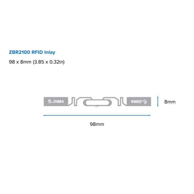 2x Zebra Etikettenrolle ZIPRD3017410 (MOQ 2)