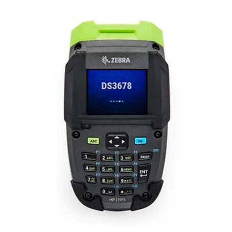 Zebra DS3678-KD, BT, 2D, HP, Disp., FIPS, schwarz, gr&uuml;n, Gun only
