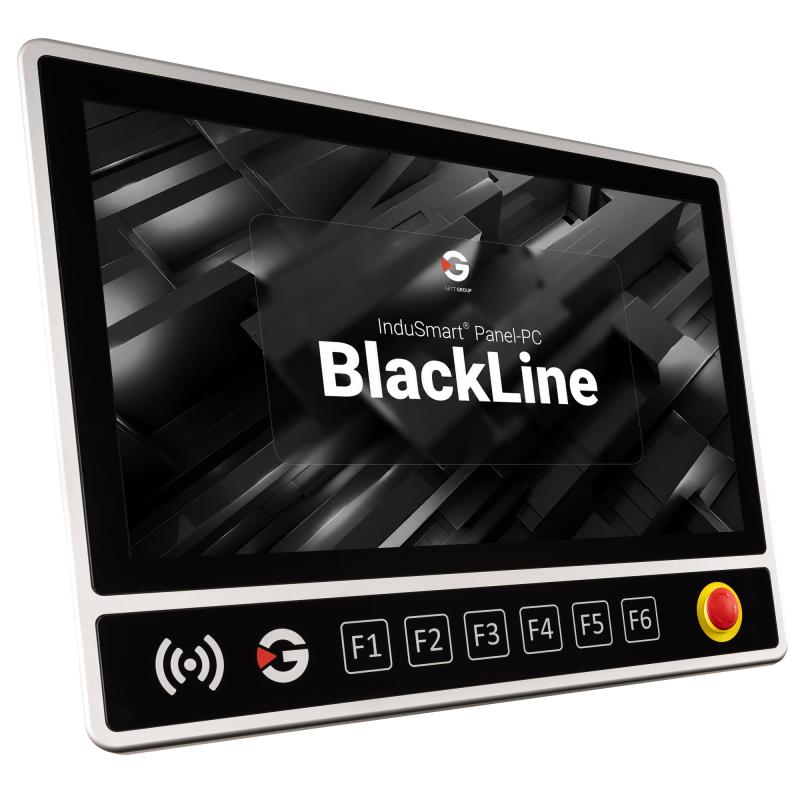 InduSmart 18,5'' Panel-PC BlackLine 18c Intel Celeron 4305UE, 8GB 128GB SSD Not-Aus WLAN