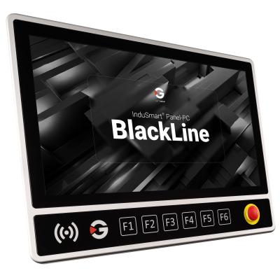InduSmart 21,5'' Panel-PC BlackLine 21b Intel Celeron 4305UE, 8GB 128GB SSD Not-Aus