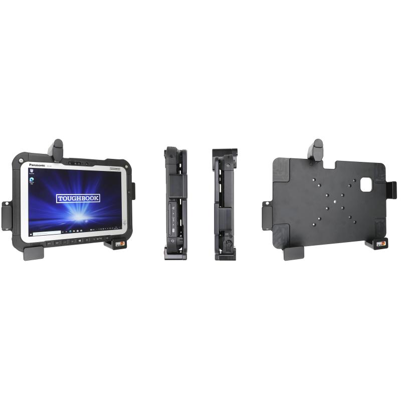 Passive Halterung, mit Federschloss, AMPS, VESA 75 und 100, passend f&uuml;r: Toughbook G2