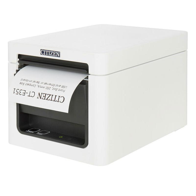 Citizen CT-E651, 8 Punkte/mm (203dpi), Cutter, USB, BT, wei&szlig;