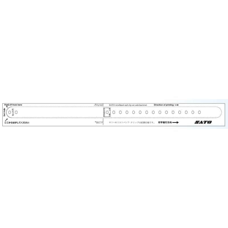 Sato Wristband, TT, ADULT THIN , Weiss