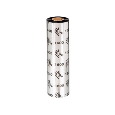Thermotransferband, Zebra, 1600, Wachs, Rollenbreite: 60mm, Kernbreite: 60mm, Kern: 25,4mm, L&auml;nge: 4