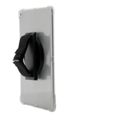 Mobilis Universeller, selbstklebender, drehbarer Handschlaufe 360&deg; + St&auml;nder f&uuml;r Tablet 030005