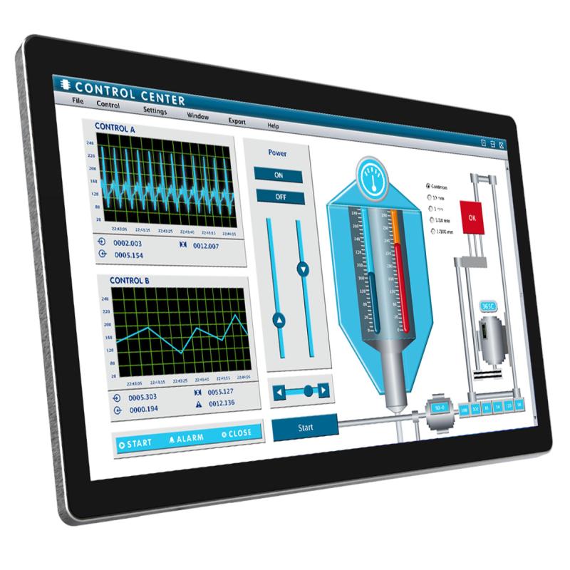 Hygrolion SPC21 HII, 21" Panel PC, IP66, Edelstahl, Intel i5-1235U, 16GB RAM, 256GB SSD