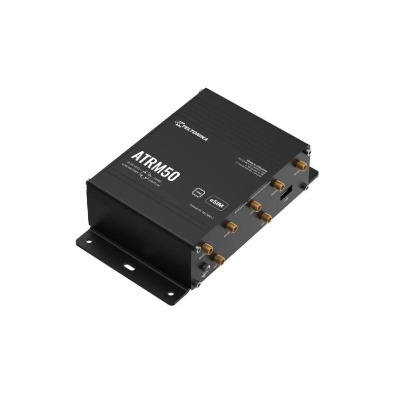 Teltonika ATRM50 5G Router for Transportation mit Dual SIM/eSIM, 4 x M12 Gigabit