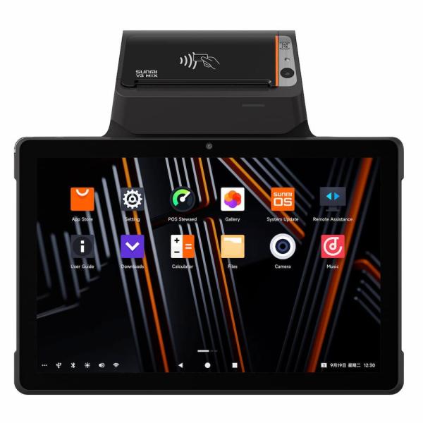 Sunmi V3 Mix, (10,1''), GPS, Scanner (2D), BT (BLE), WLAN, 4G, A13