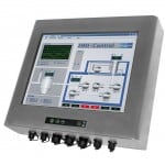 HYGROLION 60 &#8211; IP65-geschützter und lüfterloser Edelstahl Panel-PC mit resistivem 12,1“ Touchscreen