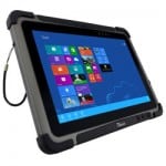 Industrietauglicher 10,1&#8243; Tablet-PC mit 2D Scanner und Hot-Swappable Akku