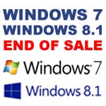Wissenswertes zum Windows 7 und Windows 8.1 End of Sale
